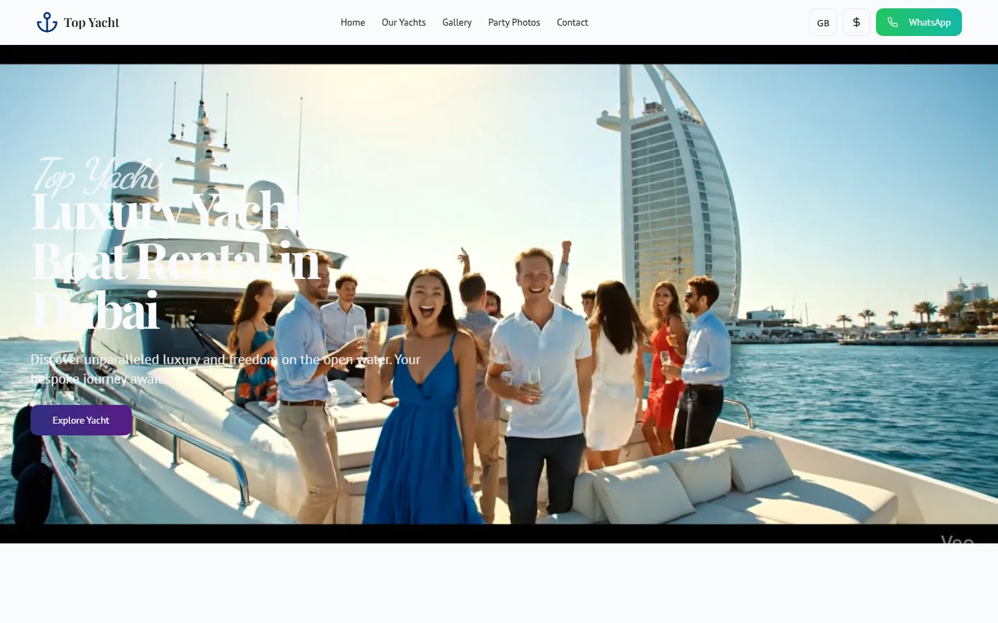 Yacht Dubai project cover